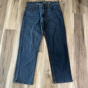 1 Pair of Mens Distressed Relaxed Stonewashed Jeans by FALLS CREEK sz 36 x 30